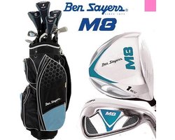 Ben sayers M8 Complete Dames Set W-flex - Zwart/Blauw