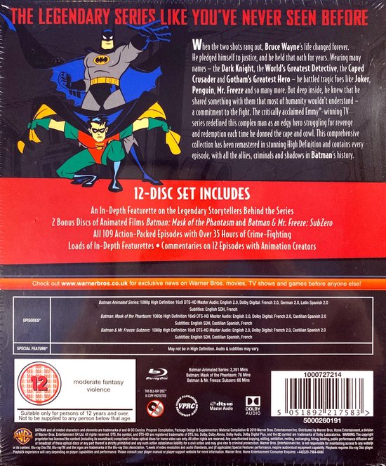 Batman: The Complete Animated Series (Blu-ray) (Deluxe Limited Edition)  (Import)... 