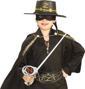 "Zorro™-kit met zwaard, masker en hoed voor kinderen - Verkleedattribuut - One size"