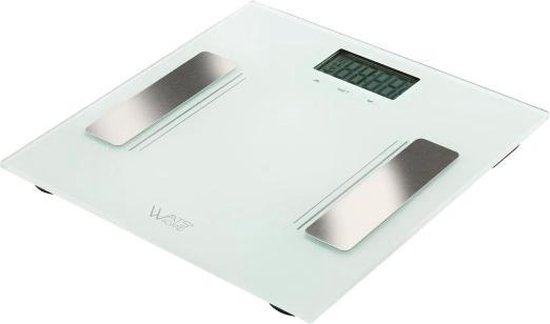 Wats home Lichaamsanalyse weegschaal - digitaal modern design tot 180 kg  gewicht | bol.com