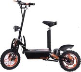 E-scooter snelheid tot 40 km / u - met een bereik van 25 km, 48V | 1500W | 12AH-batterij, met stoel, remmen en lichten -C002B
