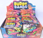 Buddy Bands XXL - 6 stuks per verpakking - 45 verpakkingen - uitdeelkadootjes - uitdeelcadeau - Traktaties - Silicone armbandjes