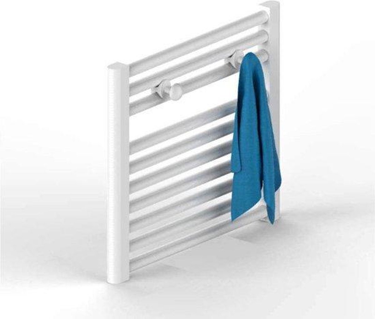 Handdoekradiator Haakjes , Badkamerhaken, Handdoekhaken, Radiatorhaken Set 2 Stuks WIT