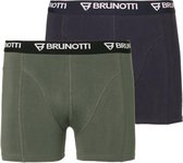 Brunotti Sido 2-pack Heren Boxershorts - Groen - M