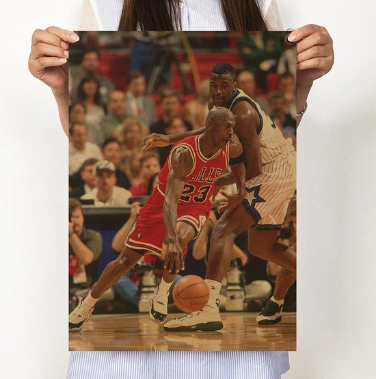 ✓ VibeWise - Michael Jordan Poster - Fond d'écran NBA Basketbal - Posters  Vintage... | bol