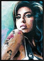 Poster - Amy Winehouse - 71 X 51 Cm - Multicolor