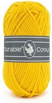 Durable Cosy - dik acryl en katoen garen - Canary geel 2181 - naald 5 a 7 - 5 bollen