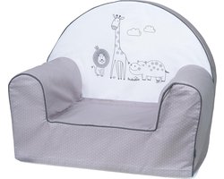Product: Bubaba by FreeON Kinderfauteuil - Peuterstoeltje - Kinderzetel Safari Grijs, van het merk Bubaba