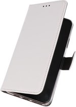 Booktype Telefoonhoesjes - Bookcase Hoesje - Wallet Case -  Geschikt voor Nokia 7.2 - Wit