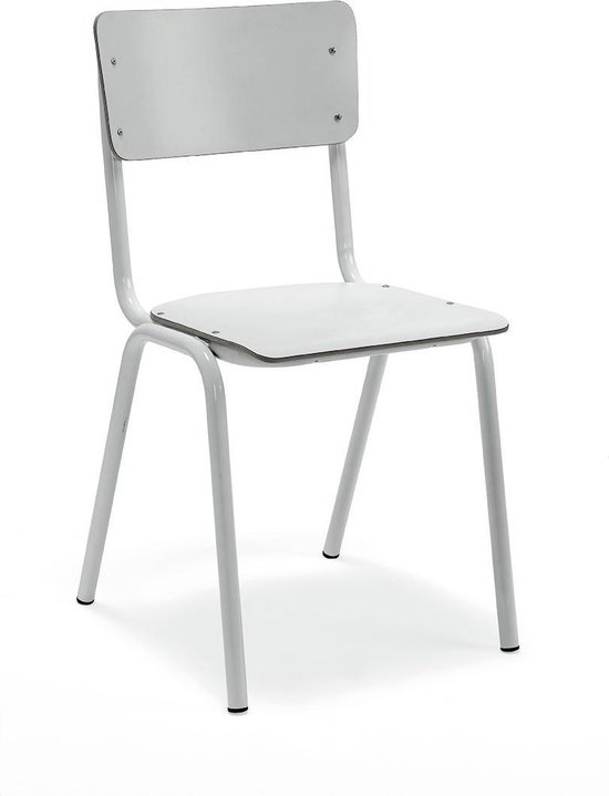 RoomForTheNew Stoel Wit - stoel - Stoel - stoel - Kantinestoel | bol.com