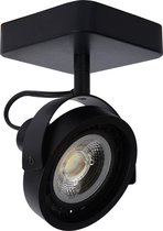 Lucide TALA LED - Plafondspot - LED Dim to warm - GU10 - 1x12W 2200K/3000K - Zwart