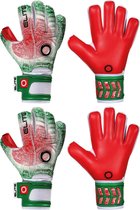 Elite - Azteca - Keepershandschoenen - 2 paar - maat 11 - voetbal keepershandschoenen - keepershandschoen - Goalkeeper handschoen