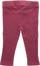 Jollein Legging 62/68 Rib maroon red