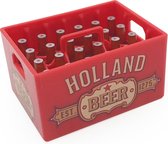 Opener Magneet Kratje Bier Holland Rood - Souvenir
