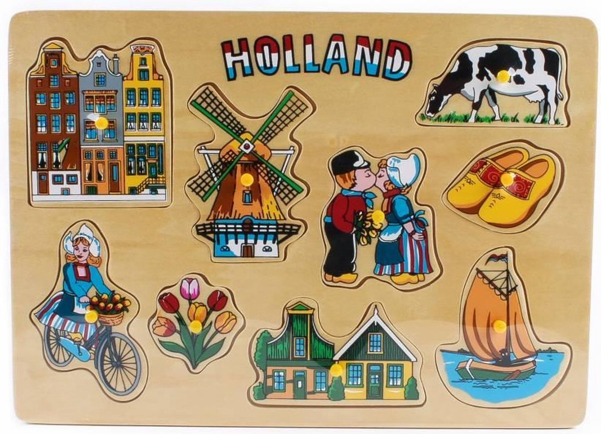 Houten puzzel - compilatie Holland - Matix