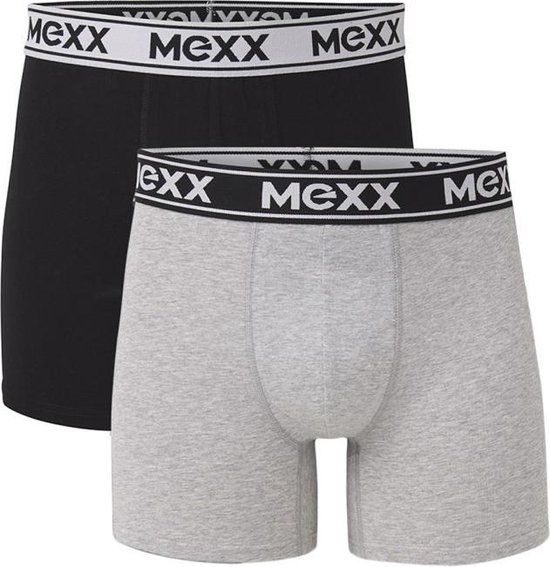 Mexx – Boxers Zwart / Grijs – 2-pack | bol.com