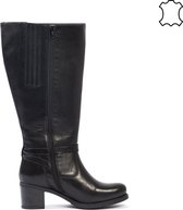 GABYLOU - LEREN laarzen XL voor BREDE KUITEN - Lily - Zwart, Maat 42 |  bol.com