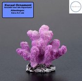 Koraal Aquarium Decoratie - Ornament - Nep Koraal - Paars - S