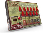 The Army Painter Quickshade Washes Paint Set, 11 acrylverf in druppelflessen van 18 ml, om miniatuurmodellen te wassen en te schaduwen