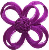 Love Hair Extensions Haar-Accessire Blume mit Elastischem Band Farbe mauve