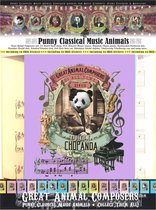 Frederic Chopin Chopanda Panda Animal Composer - Dieren Ansichtkaarten Set - 20 stuks