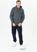 SCR. Omid - Warme Heren hoodie - Sweater met capuchon - Grijs - Maat XL