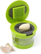 Knoflookpers - Knoflookhakker - Knoflooksnijder - Knoflook Rasp – Compacte Groentesnijder en Mandoline - RVS
