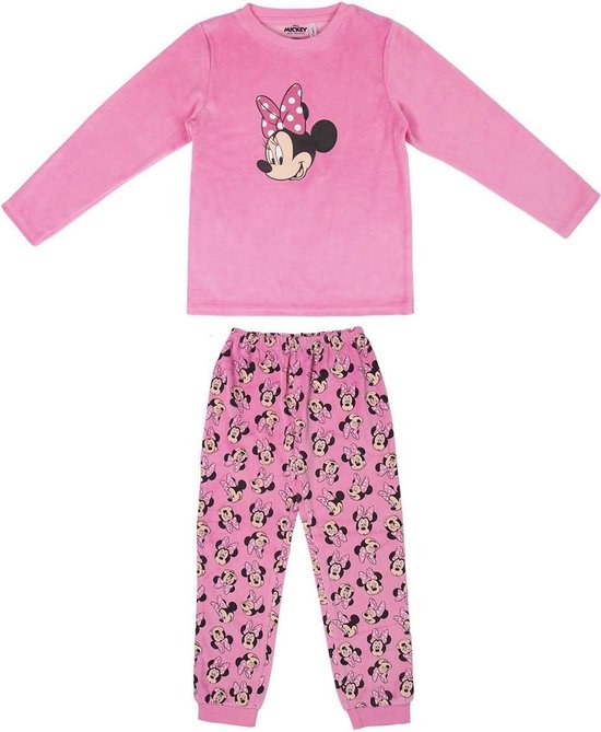 Disney Minnie Mouse - Fleece pyjama - Meisjes - Roze | bol.com