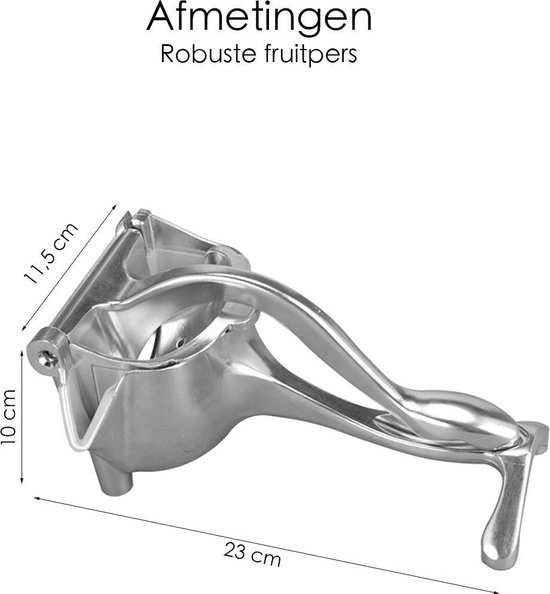 Fruitpers - Handmatige Fruitpers - Aluminium van Merkloos — afbeelding 3