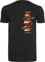 Mister Tee Heren Tshirt -M- A Burger Zwart