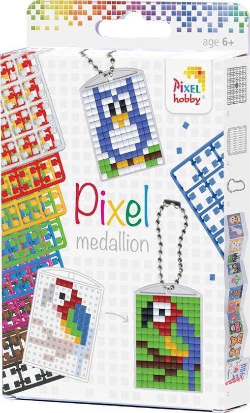 Pixelhobby 3 sleutelhangers - medaillons set | bol.com
