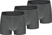 Maxx owen - Bamboe - Boxershorts - Grijs - 3 Pack - Maat XXL