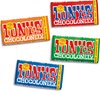 Tony's Chocolonely 4-pack Chocolade Repen - Repen Melk en Puur - Verjaardag of Vaderdag Cadeau - Geschenkset voor Man en Vrouw - Fairtrade Chocola - 4 x 180 gram