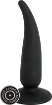 Banoch | Buttplug Tear Black | zwart siliconen | zuignap| Ø 2,8 cm | 12 cm