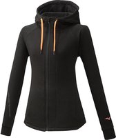 Mizuno Athletic Zip Hoodie Dames - Zwart - maat M