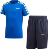 adidas adidas Trefoil Trainingspak - Maat 164  - Unisex - blauw/donkerblauw/wit