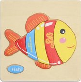 Houten Kinder Puzzel  Vis  - 0 t/m 4 jaar