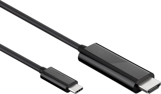 USB C naar HDMI kabel - 4K (60 Hz) - Male naar male - 1.8 meter - Allteq |  bol.com