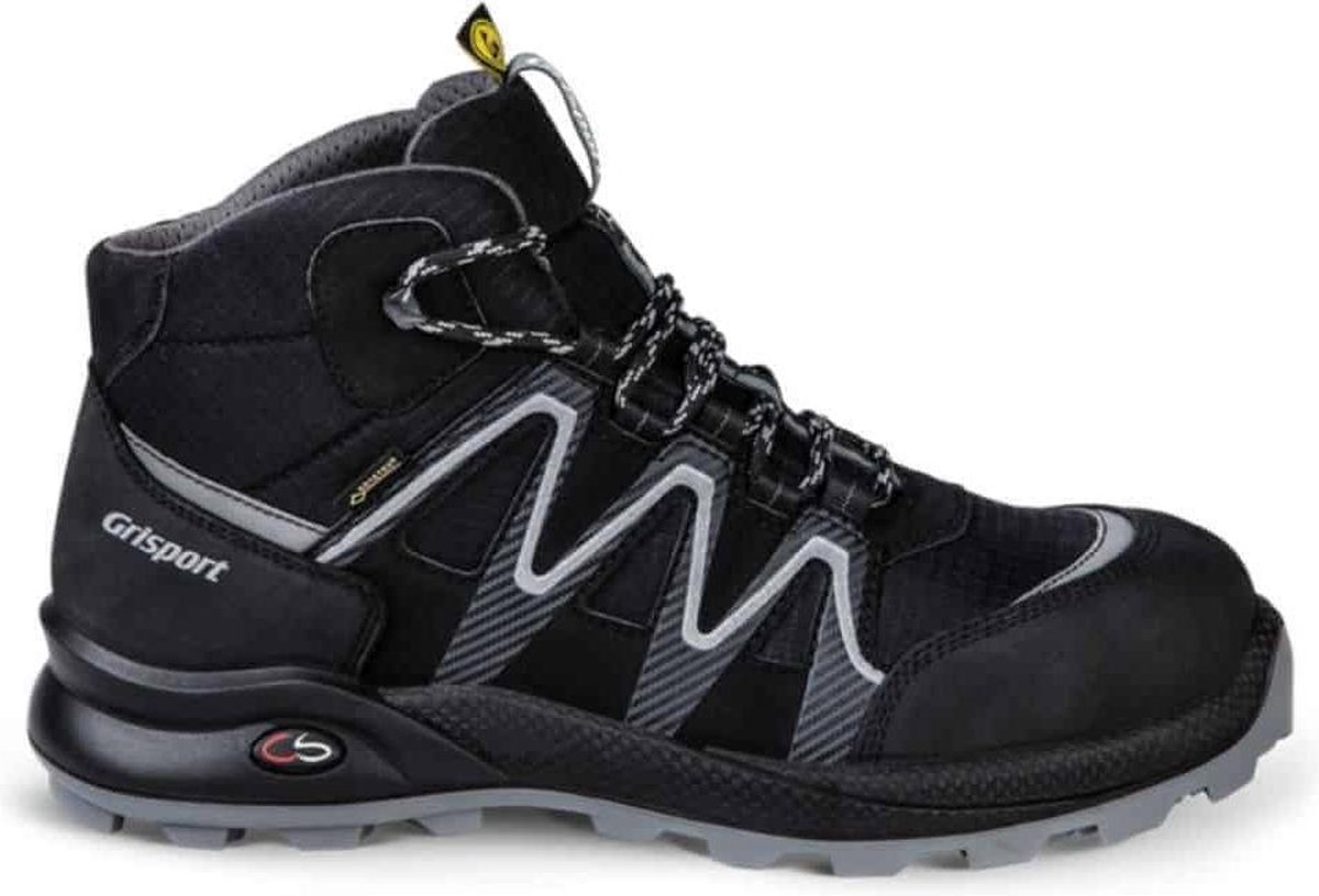 Grisport Cross Safety GTX Line Werkschoen S3 - Mannen - Zwart/Grijs - 44