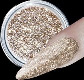 Hollywood Nails - Gel Nagels - Bouwgel - Glitter UV Gel – Champagne 02 - 5ml - 1 stuk