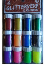 Rofl - Glitterverf - 12 Kleuren