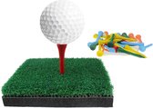 Golf tees 54 mm 100 stuks Hout Multicolor