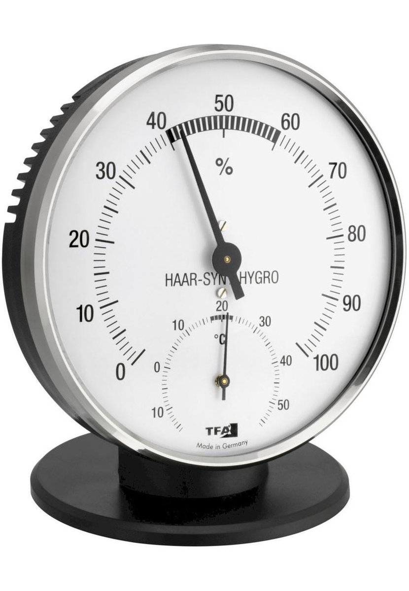 Hygrometer precisie- luchtvochtigheid en temperatuur - Binnen en Buiten