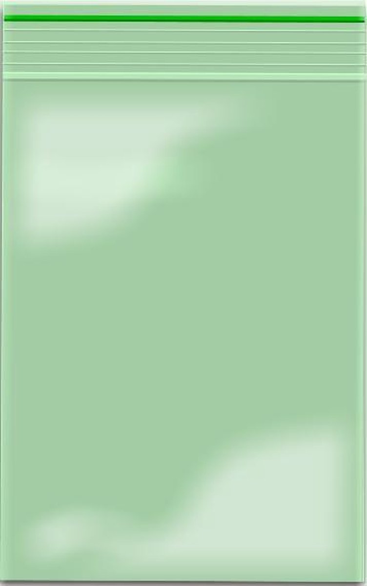 500x Gripzakjes 40 x 60mm Green Tinted/ Groen Tint 60 micron 500 stuks KWALITEIT