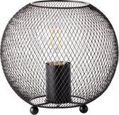 BRILLIANT Soco tafellamp zwart binnenverlichting, tafelverlichting, -decoratief | 1x A60, E27, 60W, geschikt voor normale lampen (niet inbegrepen) | A ++ | Met snoerschakelaar