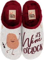 Hot Potatoes Pantoffels grijs - Maat 42
