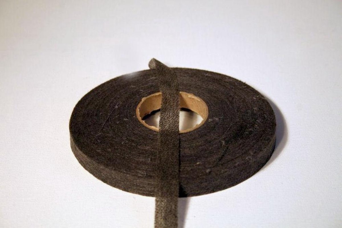 opstrijkbaar plakvlies vormband - 30 mm x 5 m - zwart vlieseline band ter versteviging van naden - naadband 3 cm