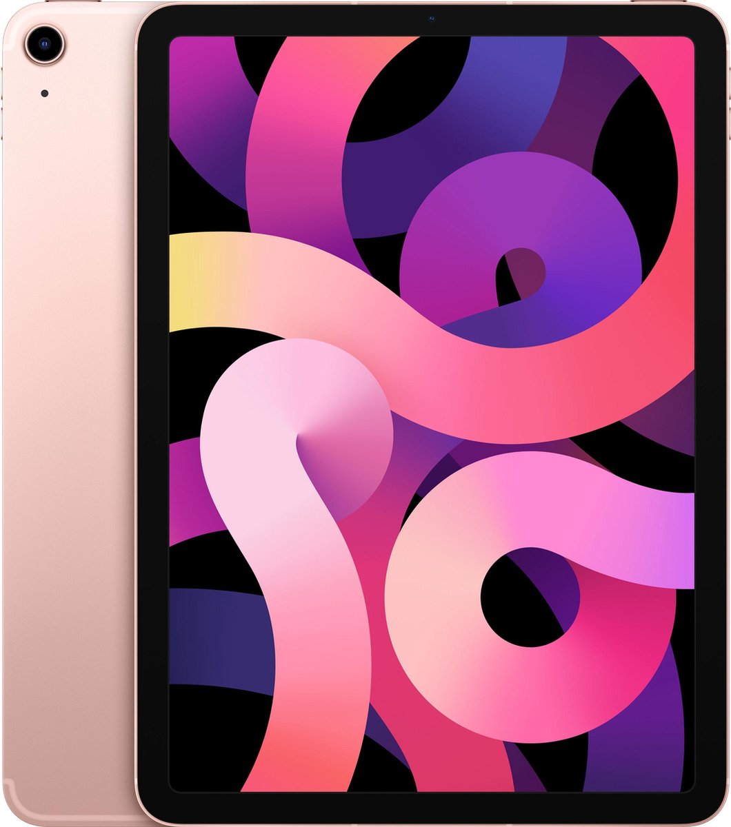 Refurbished iPad Air 4 64 GB 4G Rosegoud Gebruikt