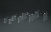Display Podium Acryl (XL) - 2 stuks