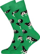 Happy Socks Ying Yang Cow Sock - Unisex - Maat: 41-46